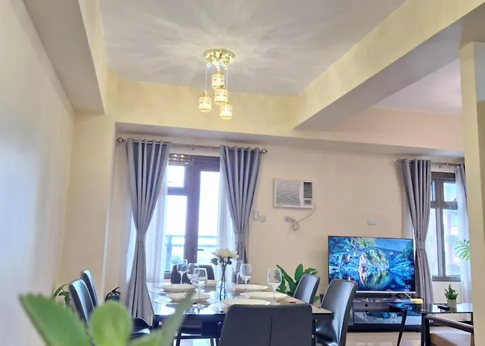 3br Balcony•100sqm•15pax•pet•freeparking |moa/picc Apartment Manila